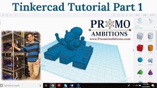 Tinkercad Tutorial Part 1  Interface and Movement [upl. by Iluj79]