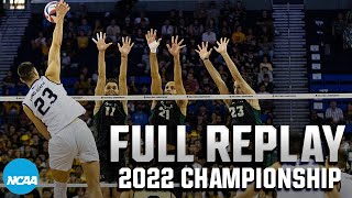 Hawaii vs Long Beach State 2022 NCAA mens volleyball championship  FULL REPLAY [upl. by Akimak]