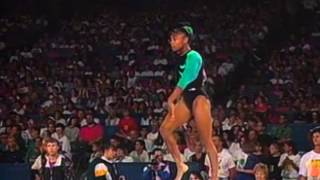 Dominique Dawes  Floor Exercise  1995 US Gymnastics Championships  Women  AllAround [upl. by Skippy485]