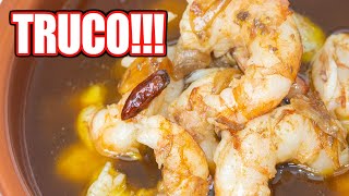 ✅ Cómo hacer GAMBAS AL AJILLO ▶ Con TRUCO 😍 [upl. by Anaila]