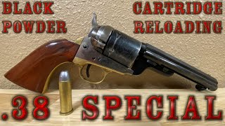 BLACK POWDER 38 Special Loads HOW TO Black Powder Cartridge Loading  Reloading [upl. by Annaitat]