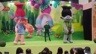 Dec 2016 Trolls the movie characters Live takashimaya Singapore [upl. by Dovev267]