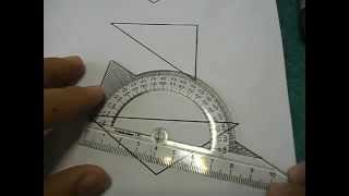 Açıölçer nasıl kullanılır  Açı nasıl ölçülür [upl. by Coulombe]