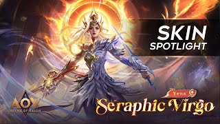 Yena Seraphic Virgo Skin Spotlight  Garena AOV Arena of Valor [upl. by Gaal861]