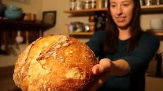 Baking Sourdough Bread at Home  Step by Step Guide [upl. by Ttoille]