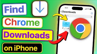 How to Find Chrome Downloads in iPhone  Where is Chrome Downloads Folder in iPhone हिन्दी में [upl. by Rosella]