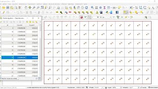 🔴 QGis  Créer un quadrillage de placettes dans un périmètre de reboisement avec Qgis [upl. by Fanchet]