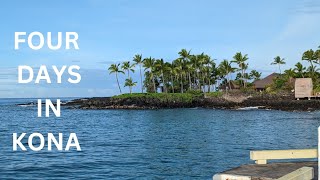 Kona Hawaii Walking Tour 4K [upl. by Oilla]