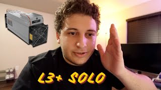 How to easily sololottery mine with AntMiner L3 [upl. by Catto257]