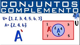 Complemento de un Conjunto [upl. by Ahsram]