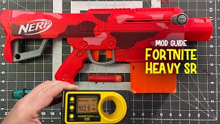 Nerf Fortnite Heavy SR Mod Guide [upl. by Belford]