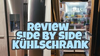 Review Side by Side Samsung Kühlschrank Frenchdoor Die Siwuchins [upl. by Brie]