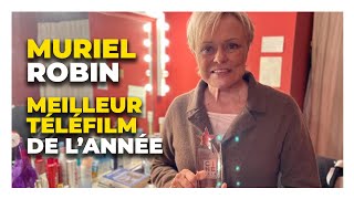 Muriel Robin reçoit lAward du Meilleur Téléfilm pour quotLes yeux grands fermésquot [upl. by Eve173]