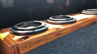 RAM 3500 Custom Subwoofer Enclosure [upl. by Ahsiemal]