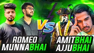 Romeo amp Munnabhai Vs Ajjubhai amp Amitbhai😍 Only Desert Eagle Challenge😱 Garena Free Fire [upl. by Corrina]