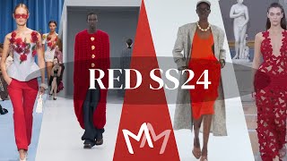 Color Trending Red for SS24 [upl. by Zebe]