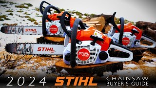 New 2024 Stihl Chainsaw Buyers Guide [upl. by Annoval]