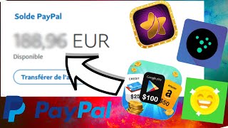 5 APPLICATIONS POUR GAGNER DE LARGENT EN JOUANT  ARGENT PAYPAL FACILE ET GRATUIT [upl. by Reivazx190]