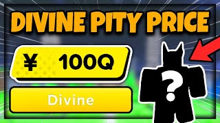 ALL DIVINE fighters PITY and YEN PRICE Roblox Anime Fighters Simulator [upl. by Winthorpe334]