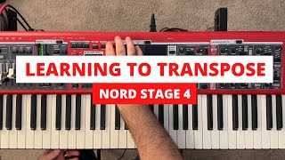 Nord Stage 4  Using the Transpose Functionality [upl. by Lehcsreh]