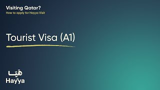 How to Apply for Tourist Visa A1 – Hayya [upl. by Zosi]