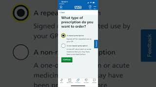 NHS App Repeat Prescription [upl. by Serilda]