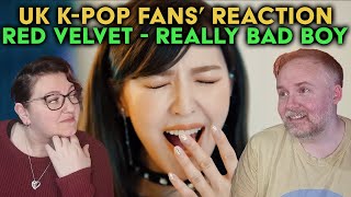 Red Velvet  RBB Really Bad Boy  UK KPop Fans Reaction [upl. by Uuge678]