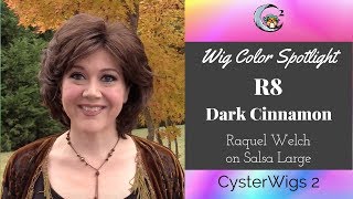 CysterWigs Color Spotlight R8 Dark Cinnamon by Raquel Welch on Salsa Large [upl. by Astrea]