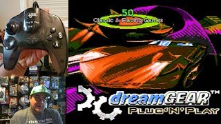 DreamGEAR Plug N Play 50 in 1 game system part 1 Games 125 brief game play [upl. by Uranie]