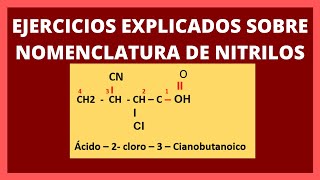 nomenclatura de nitrilos y sus reglas 2022 [upl. by Sherer]