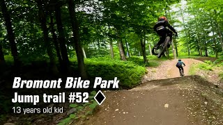 New 2024 Jump Trail at Bromont  Updated Classic 52 MTB Ride [upl. by Erund]