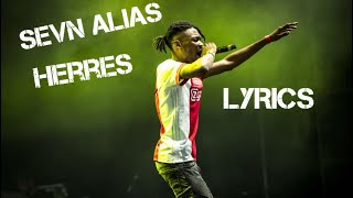 Sevn Alias  Herres LYRICS [upl. by Lory]