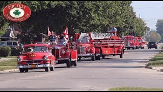 Old Fire Trucks Parade Lights amp Sirens  CKent FireFest 2019  CKent EMS 1129 [upl. by Nelia]