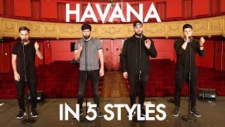 Berywam  Havana Camila Cabello Cover In 5 Styles  Beatbox [upl. by Durer]