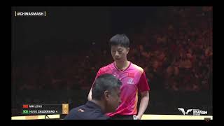 Todos os Sets do Ma Long vs Hugo Calderano All Sets of Ma Long vs Hugo Calderano WTT China Smash [upl. by Ahtnama]