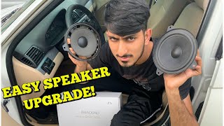 BMW Speaker Upgrade EASY DIY INSTALL BAVSOUND REVIEW [upl. by Lunnete513]