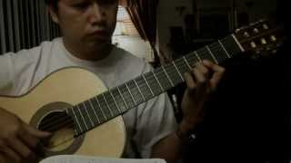 VIDEO TUTORIAL Ikaw Lang Ang Mamahalin  L Ocampo arr Jose Valdez Solo Classical Guitar [upl. by Ahsemo]