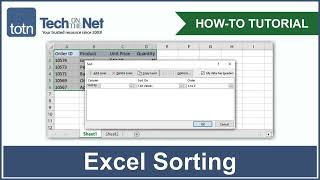 How to sort data in Excel [upl. by Aliuqaj205]