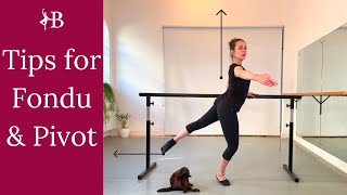 Fondu amp Pivot Fouetté at the Barre  Ballet Tips  Ballet Tutorial  How To Ballet [upl. by Foy]