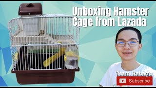 Unboxing Hamster Cage from Lazada [upl. by Garnette977]