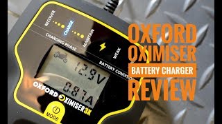 Best Motorcycle Battery Charger  Oxford Oximiser 3X Battery Charger Review [upl. by Tonya]