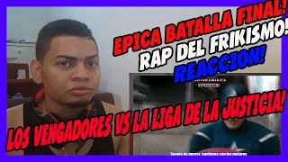 Los Vengadores vs Liga de la Justicia  Épica Batalla de Rap del Frikismo  Keyblade  REACCION [upl. by Farlee161]