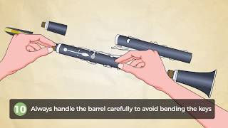 How to Assemble a Clarinet for Beginners [upl. by Krid224]