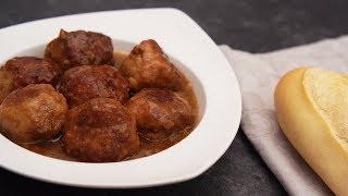 ALBÓNDIGAS EN SALSA rubia  ¡Receta de mi suegra [upl. by Asilla313]