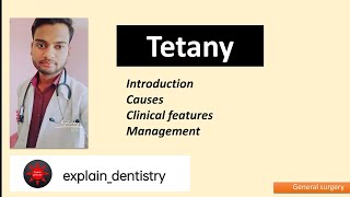 Tetany  General surgery  Hindi language [upl. by Retnyw]