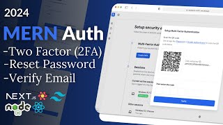 Build Advanced MERN Auth 2FA Email Verification Cookies Sessions and JWT with Nodejs amp Nextjs [upl. by Ohara582]