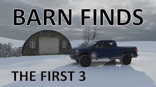 Forza Horizon 4  Barn finds 1 2 and 3 [upl. by Aynik359]