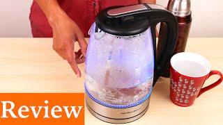 Hamilton Beach 40865 Glass Electric Kettle 17Liter Review [upl. by Alracal866]