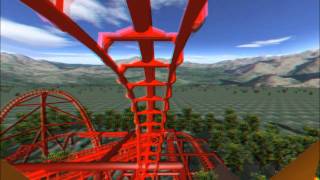 3D Rollercoaster Falcon 3D Glasses needed No Limits Simulator [upl. by Bettzel]