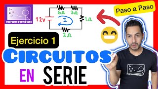 ✅​CIRCUITOS en SERIE Ejercicio 1 𝙇𝙖 𝙂𝙪í𝙖 𝙥𝙖𝙧𝙖 𝙍𝙚𝙨𝙤𝙡𝙫𝙚𝙧𝙡𝙤𝙨 😎​🫵​💯​ FísicaElectrodinámica [upl. by Yr]